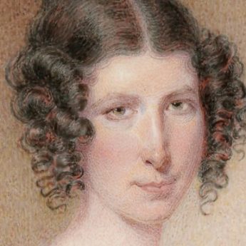 Miniature portrait of a lady by John Turmeau