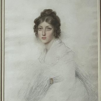 Andrew Plimer, watercolour portrait on paper