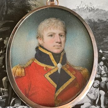 Miniature portrait of General White