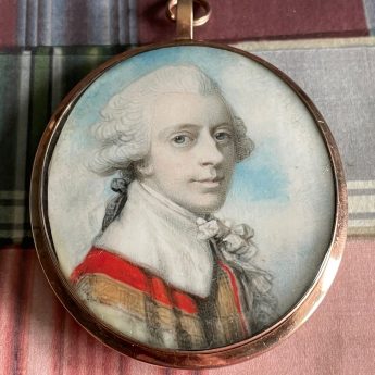 miniature portrait of Alexander Maitland in ceremonial robes