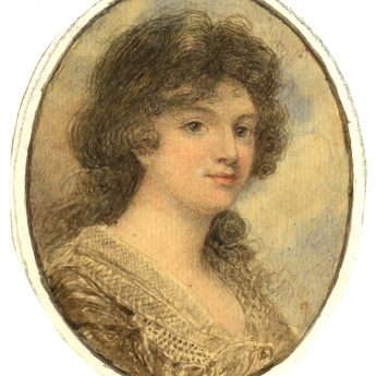Watercolour portrait of Eliza Parke Custis