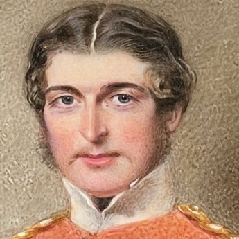 Charles Foot Tayler, miniature portrait of Captain Cockburn