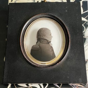 John Lea, silhouette of an officer