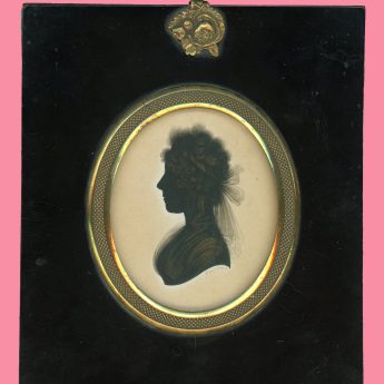 John Field, painted silhouette of the Duchess of Northumberland