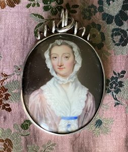 Enamel portrait of Peg Woofington by Zincke