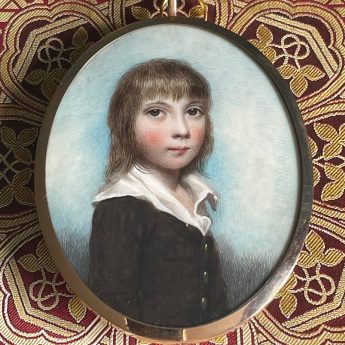 Andrew Plimer, miniature portrait of a boy