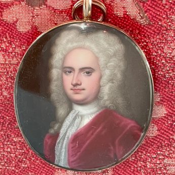 Zincke, enamel portrait of Favel Peeke