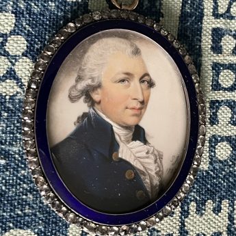 Philip Jean, miniature portrait of a gentleman, signed and dated 1787