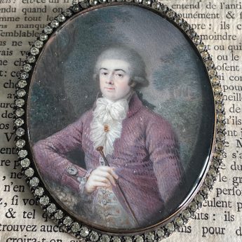 French School, portrait of a fashionable gentleman