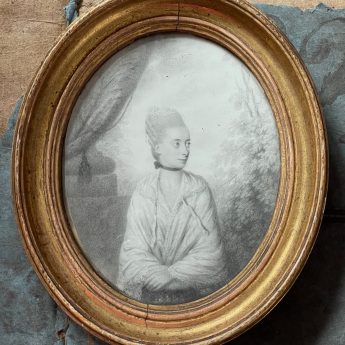 John Taylor, plumbago portraits of Robert and Charlotte Carter Thelwall