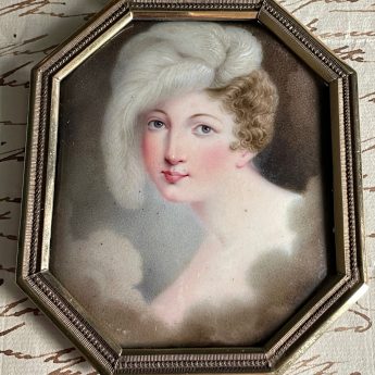 Henry Pierce Bone, memoriam enamel portrait of Princess Charlotte