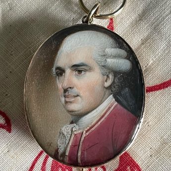 George Engleheart, miniature portrait of a noble gentleman