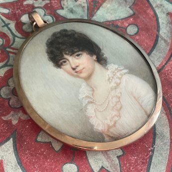 Portrait of a lady by Edward Burch