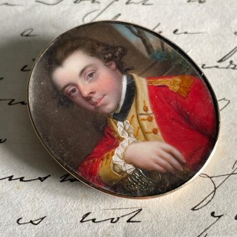 James Scouler, portrait of a Scottish officer leaning on his sword