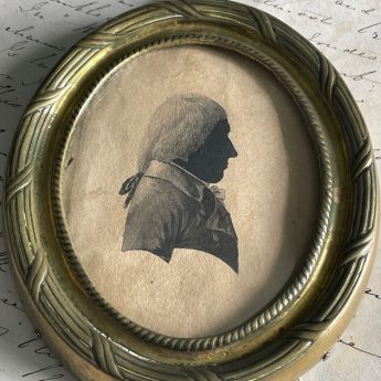 Unique example of a silhouette by E.K. Lewis