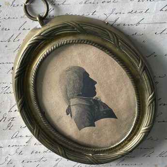 Unique example of a silhouette by E.K. Lewis