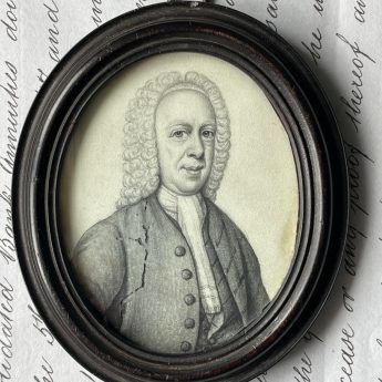 James Ferguson, plumbago portrait miniature