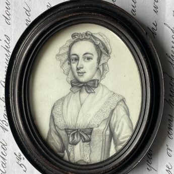 James Ferguson, plumbago portrait miniature