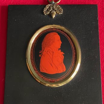Jacob Spornberg, Etruscan style silhouette of a young gentleman