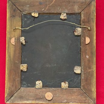 Manner of John Downman, portrait of a militia officer, oil on copper