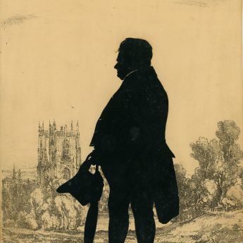 Augustin Edouart, cut silhouette of Rev Dr Jones, 1830