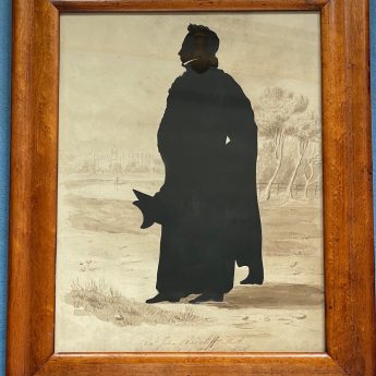 Augustin Edouart, cut silhouette of an Oxford graduate and Vice-Principal