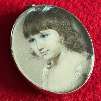 George Engleheart, trio of miniatures from the Chambers Family