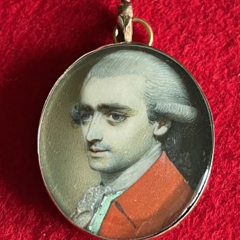 George Engleheart, trio of miniatures from the Chambers Family