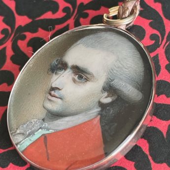 George Engleheart, trio of miniatures from the Chambers Family