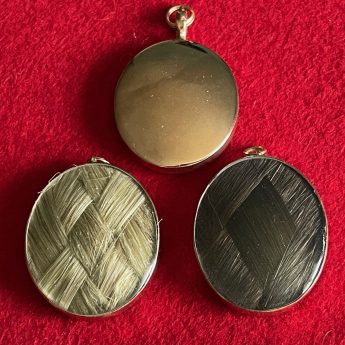 George Engleheart, trio of miniatures from the Chambers Family