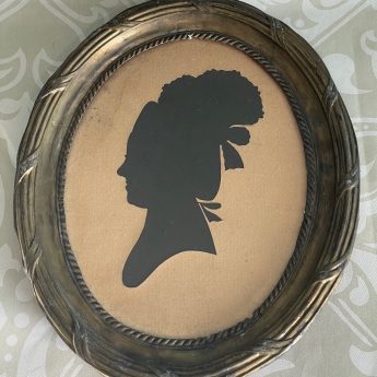 Sarah Harrington, hollow-cut silhouette of Maria Elizabeth Boothby