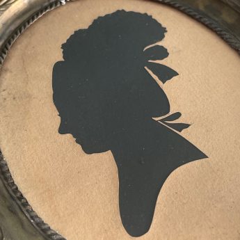 Sarah Harrington, hollow-cut silhouette of Maria Elizabeth Boothby