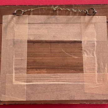 HB Chalon, pastel portrait of a dog dated 1795