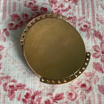 Richard Crosse, tiny portrait of a little girl in a pink dress