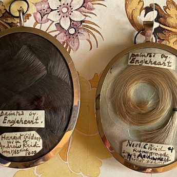 George Engleheart, a pair of miniature portrait of Harriet Reid and her son Nevile