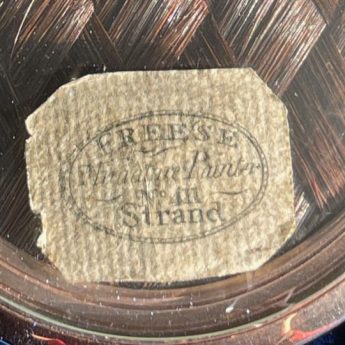 Nicholas Freese, delightful portrait miniature of a young Regency lady