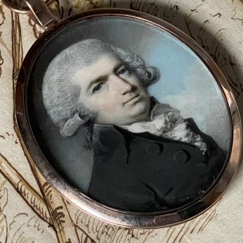 George Engleheart, miniature portrait of a gentleman
