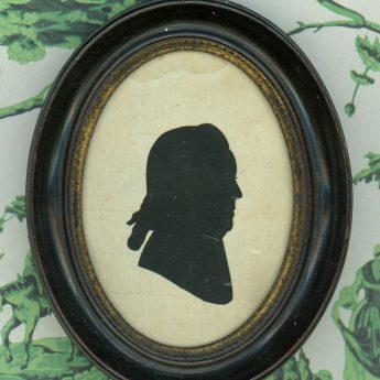 Sarah Harrington, hollow-cut silhouette