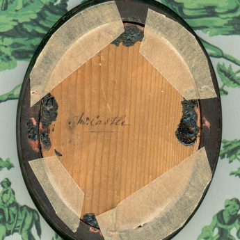 Sarah Harrington, hollow-cut silhouette