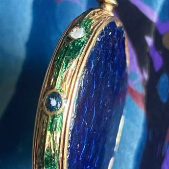 Miniature portrait of a 17th century nobleman