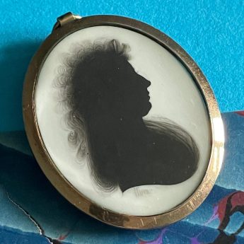 John Miers, silhouette jewellery pendant