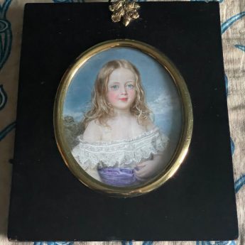 Sir William Charles Ross, miniature portrait of Caroline Elizabeth Holland