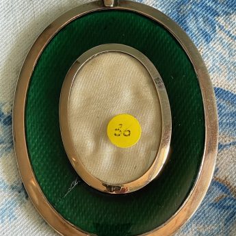 George Engleheart, miniature portrait of a lady in an enamelled frame