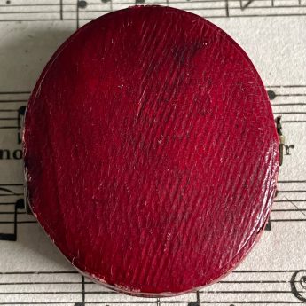 John Field in Miers studio, miniature silhouette of Harriet Miers