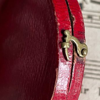 John Field in Miers studio, miniature silhouette of Harriet Miers