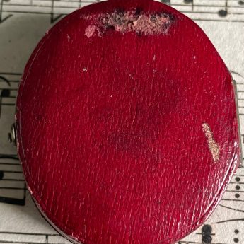 John Field in Miers studio, miniature silhouette of Harriet Miers