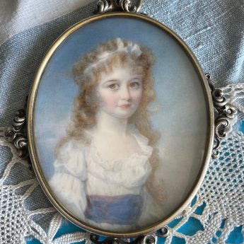 Miniature portrait of Mary Anne Honner