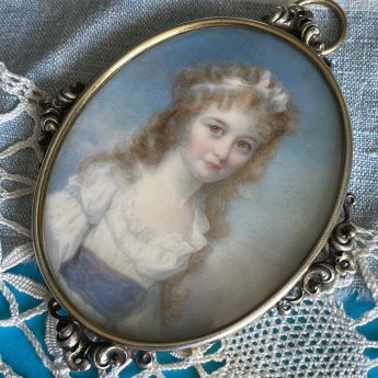 Miniature portrait of Mary Anne Honner