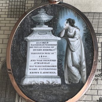 Memorial miniature dedicated to Henry Sewell