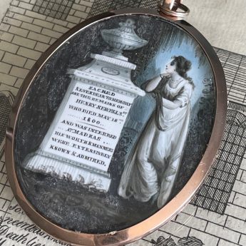Memorial miniature dedicated to Henry Sewell